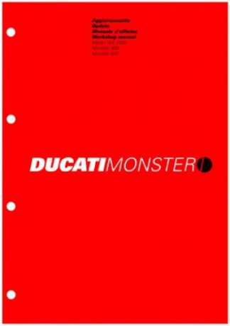 Official 2004 Ducati MONSTER 400 620 Factory Service Manual
