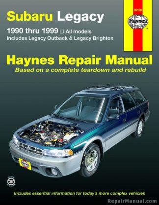 Subaru Legacy 1990-1999 Haynes Automotive Repair Workshop Manual