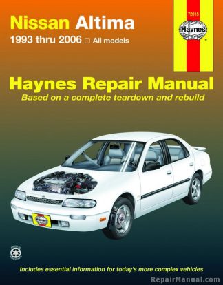 Haynes Nissan Altima 1993-2006 Auto Repair Manual