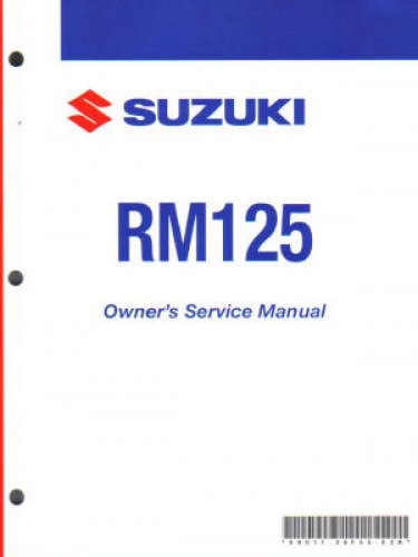 Official 2006 Suzuki RM125 K6 Factory Service Manual