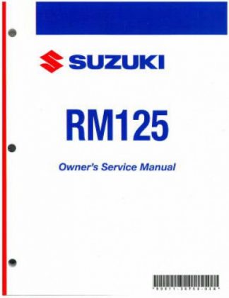 Official 2007 Suzuki RM125 K7 Factory Service Manual