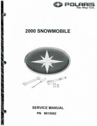 Official 2000 Polaris 700 RMK Snowmobile Factory Service Manual