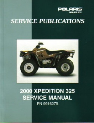 Official 2000 Polaris Xpedition 325 Factory Service Manual