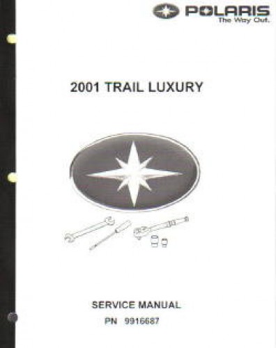 2004 Polaris Trail Luxury 340 thru 800 Classic Snowmobile Service Manual 9918583 