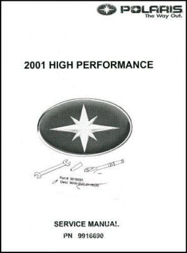 Official 2001 Polaris High Performance Snowmobile Service Manual