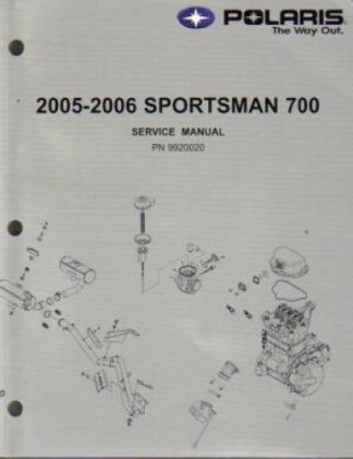 Official 2005-2006 Polaris Sportsman 700 Factory Service Repair Manual