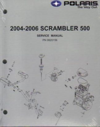 Official 2004-2006 Polaris Scrambler 500 ATV Factory Workshop Manual