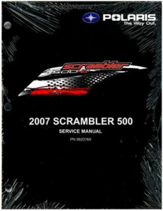 Official 2007 Polaris Scrambler 500 Factory Service Manual