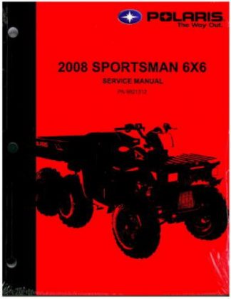Official 2008 Polaris Sportsman 6X6 Factory Service Manual