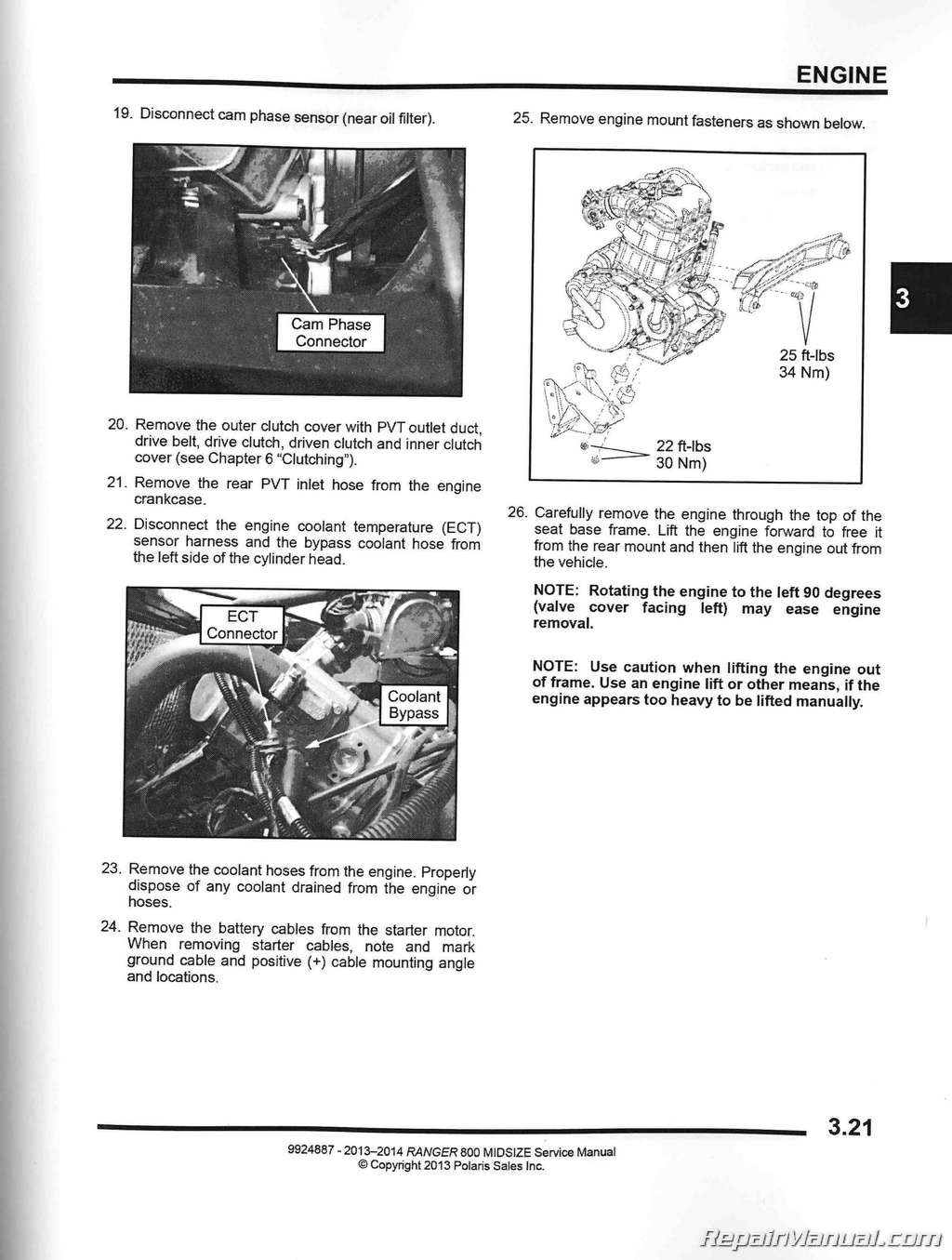 Polaris Lube Specification Chart