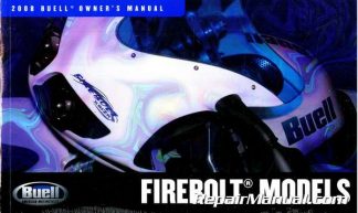 Official 2008 Buell Firebolt Owners Manual