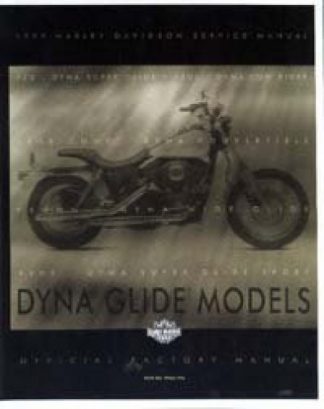 1999 Harley-Davidson FXD Dyna Glide Wide Glide Super Glide Motorcycle Service Manual
