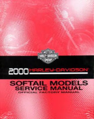 Official 2000 Harley Davidson FXST FLST Service Manual