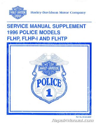 Official 1996 Harley Davidson FXRP-FLHTP Service Manual