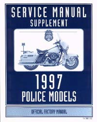 Official 1997 Harley Davidson FLHTP FLHP FLHP-1 Service Manual Supplement