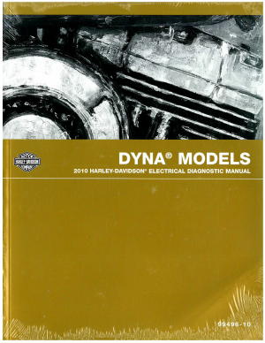 Official 2010 Harley Davidson Dyna Electrical Diagnostic Manual