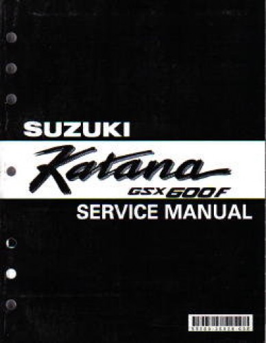 1988-1997 Suzuki GSX600FV Katana Motorcycle Service Manual