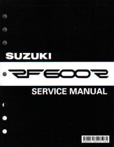 Official 1994-1996 Suzuki RF600 Factory Service Manual
