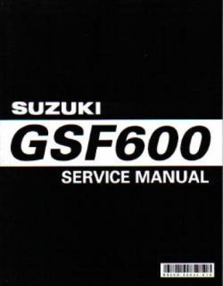 Used 1995-2000 Suzuki GSF600 Bandit Motorcycle Factory Service Manual