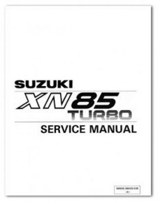 Used 1983 Suzuki XN85D Turbo Service Manual