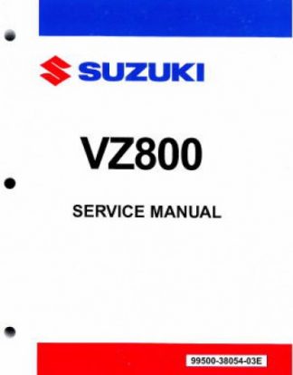 Official 2005-2009 Suzuki VZ800 Marauder Boulevard M50 Factory Service Manual