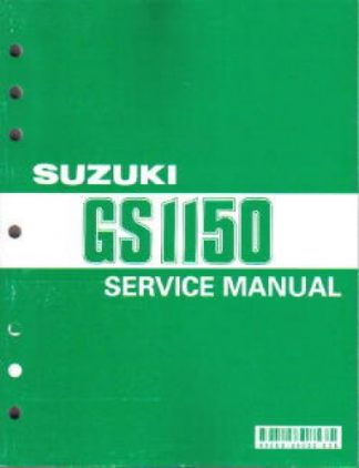 Official 1984-1986 Suzuki GS1150E Factory Service Manual