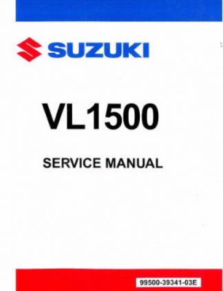 Official 2005-2009 Suzuki VL1500 Intruder Boulevard C90 C90T Factory Service Manual