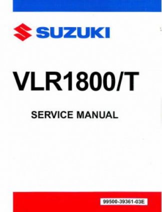 2008-2009 Suzuki VLR1800 C109R RT Boulevard Factory Service Manual