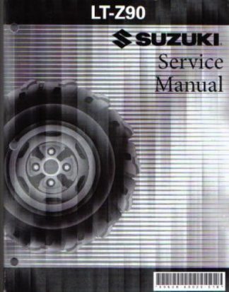 Official 2007-2009 Suzuki LT-Z90 QuadSport Factory Service Manual