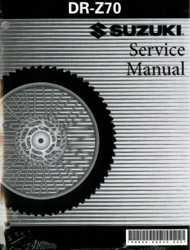 Official 2008-2009 Suzuki DR-Z70 Factory Service Manual