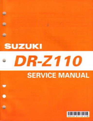 Official 2003-2005 Suzuki DR-Z110K3-K5 Factory Service Manual