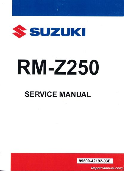 2012 - 2014 Suzuki RM-Z250 Service Manual