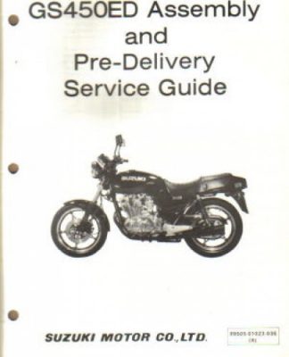 Used Official 1983 Suzuki GS450ED Assembly Manual