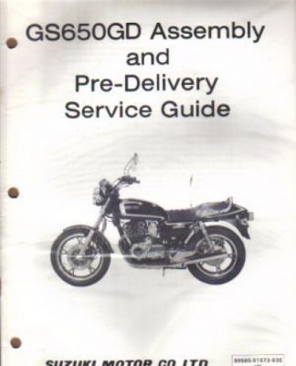 Used Official 1983 Suzuki GS650GD Assembly Manual