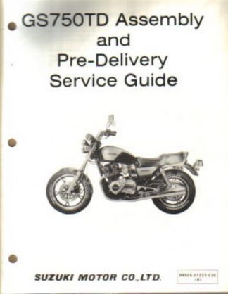 Used Official 1983 Suzuki GS750TD Assembly Manual