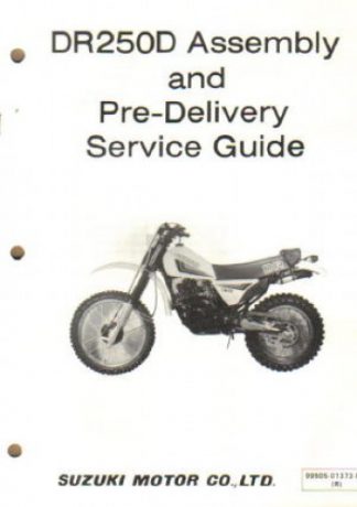Used Official 1983 Suzuki DR250D Assembly Manual