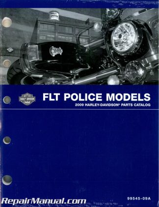 Official 2009 Harley Davidson Police Parts Manual