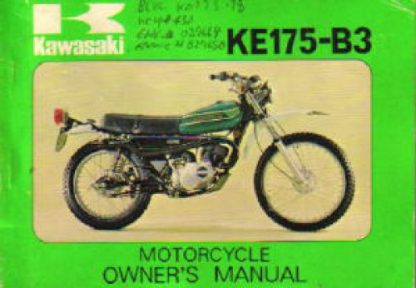 1978 Kawasaki KE175B3 Owners Manual