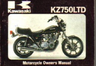 1980 Kawasaki KZ750H1 LTD Owners Manual
