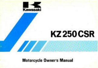 1982 Kawasaki KZ250-L1 CSR Owners Manual