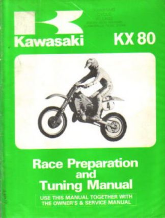 Used Kawasaki KX80 Race Preparation Tuning Manual