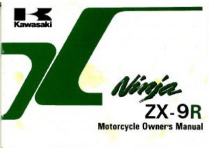Used 1994 Kawasaki ZX900-B1 Ninja 900 Owners Manual