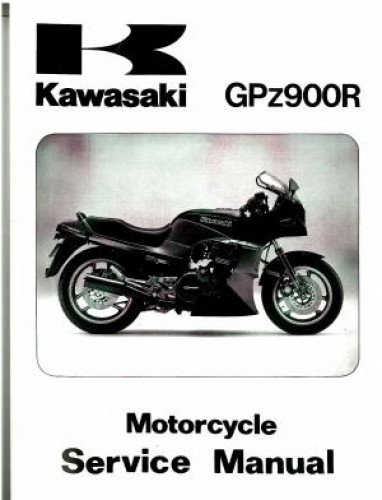 visuel bestemt heroin 1984-2003 Kawasaki GPz900R ZX900 Motorcycle Service Manual