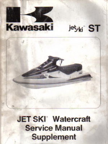 Used Official 1994 Kawasaki ST Jet Ski JT750 A1 Factory Service Manual Supplement