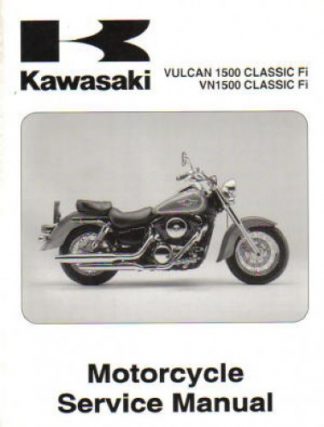 Official 2000 Kawasaki VN1500N1 Vulcan Classic FI Factory Service Manual
