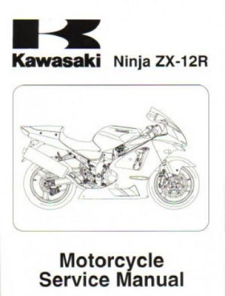 Official 2002-2006 Kawasaki ZX12A R Factory Service Manual