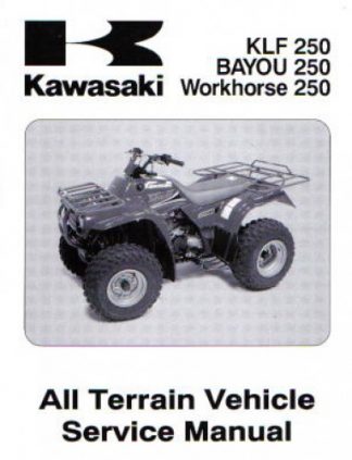 Official 2003-2008 Kawasaki KLF250-A1 Bayou Factory Service Manual