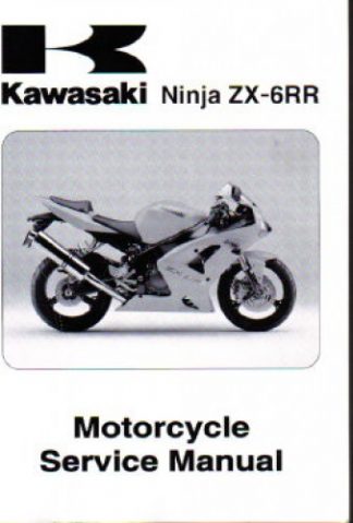 Official 2004 Kawasaki ZX600M1 ZX-6RR Ninja Factory Service Manual