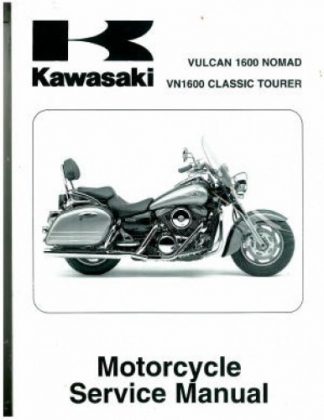 Official 2005-2008 Kawasaki VN1600D Vulcan Nomad Factory Service Manual