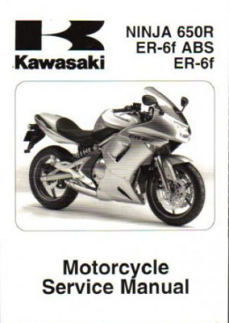 Official 2006-2008 Kawasaki Ninja 650R EX650A Factory Service Manual